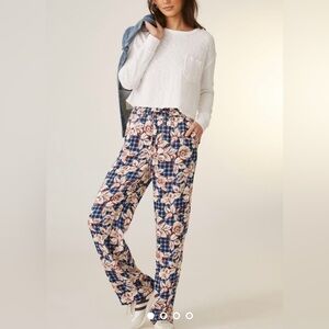 Scotch and soda printed wide leg pants- sold out on anthropology website